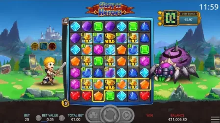 Glory of Heroes slot screenshot 5