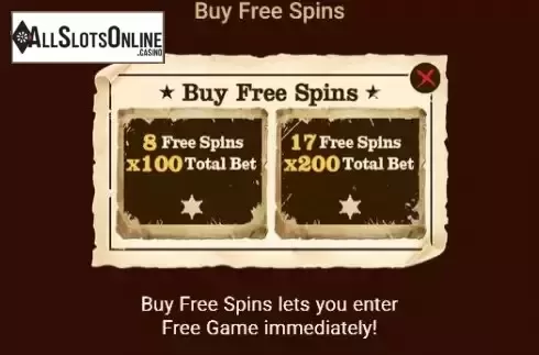 Buy feature screen