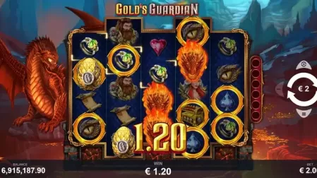 Gold's Guardian slot screenshot 2