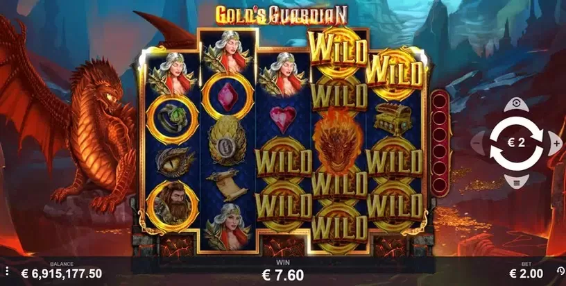 Gold's Guardian slot screenshot 4