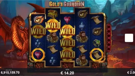 Gold's Guardian slot screenshot 3
