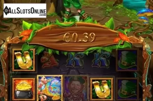 Win Screen 1. Green Leprechaun from AllWaySpin