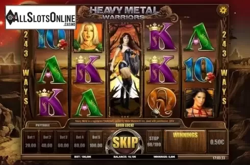 Extended wild. Heavy Metal Warriors from iSoftBet