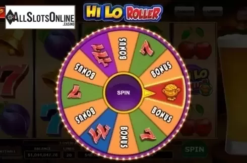 Screen 5. Hi Lo Roller from Sigma Gaming