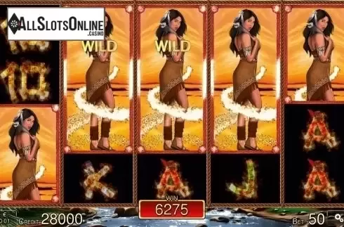 Wild Win screen. Indian Soul HD from Merkur