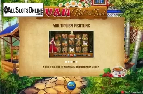Start Screen. Ivan Not The Fool from ReelNRG