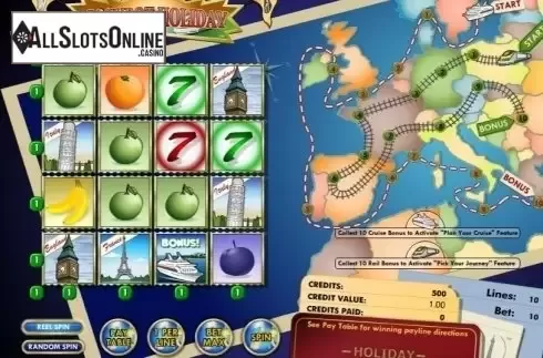 Reel Screen. Jackpot Holiday from Amaya