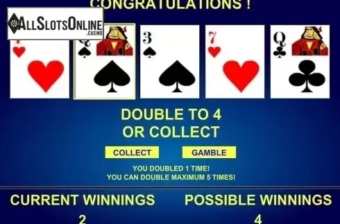 Game Screen. Joker Poker Progressive (iSoftBet) from iSoftBet