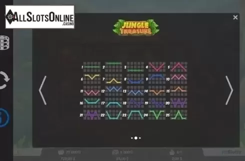 Paylines. Jungle Treasure (MrSlotty) from MrSlotty