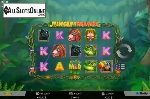 Win. Jungle Treasure (MrSlotty) from MrSlotty