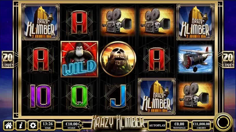 Krazy Klimber slot screenshot 2