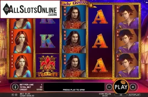 Reels. Lady Godiva (Pragmatic) from Pragmatic Play