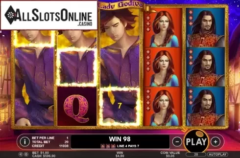 Win. Lady Godiva (Pragmatic) from Pragmatic Play