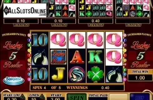 Screen 4. Lucky 5 Reeler from Barcrest