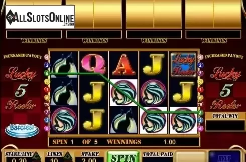 Screen 7. Lucky 5 Reeler from Barcrest