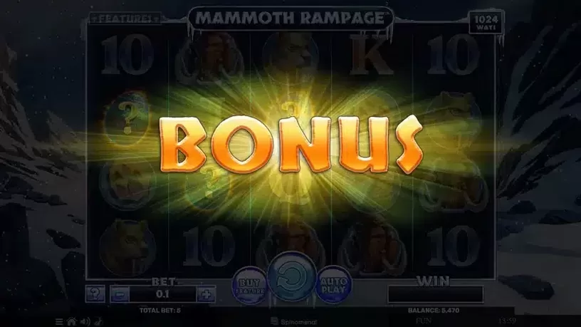 Mammoth Rampage slot screenshot 4