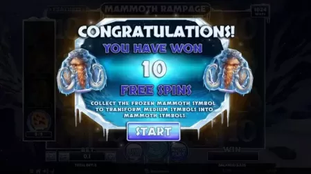 Mammoth Rampage slot screenshot 7