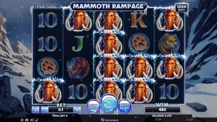 Mammoth Rampage slot screenshot 3