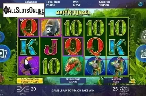 Win Screen. Mystic Jungle from DLV