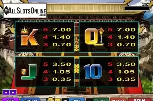 Screen2. Paradise Found from Microgaming