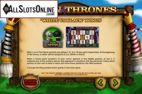 Screen6. Queen of Thrones from Leander Games