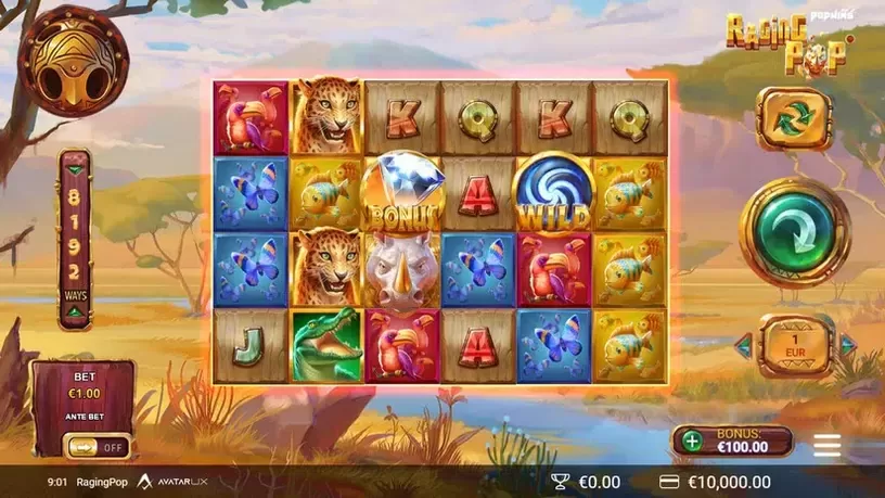 RagingPop slot screenshot 1