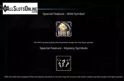 Special symbols screen