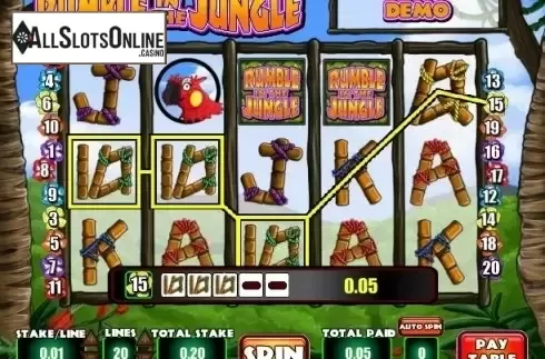 Screen 1. Rumble in the Jungle from Mazooma