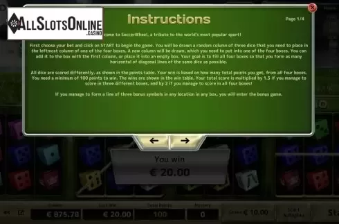 Info. Soccer Wheel from Air Dice