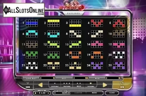 Paylines. Studio 69 from Oryx