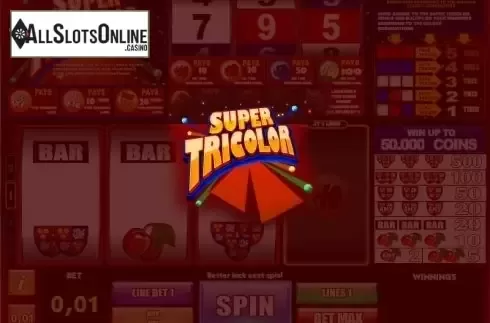 Super Tricolor. Super Tricolor from iSoftBet