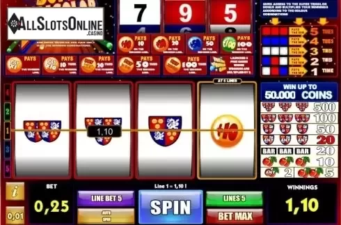 Screen 4. Super Tricolor from iSoftBet
