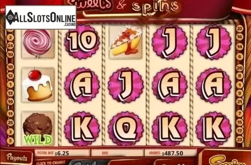 Sweets and Spins. Sweets & Spins from MultiSlot
