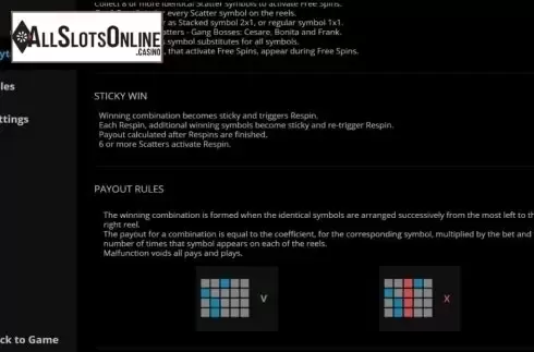 Payout Rules. Syndicate from Evoplay Entertainment