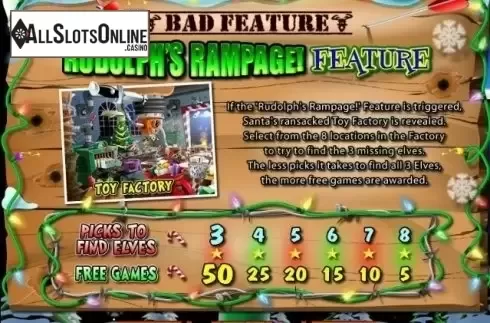 Bonus Game 1. The Elf Wars from RTG