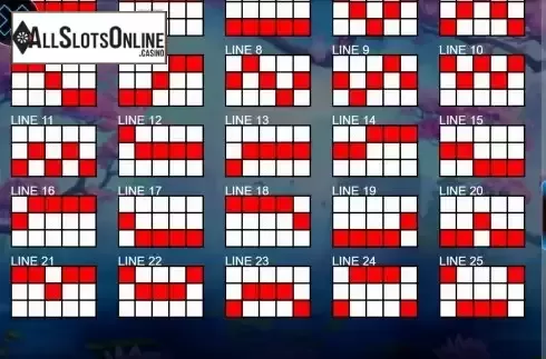 Pay Lines screen