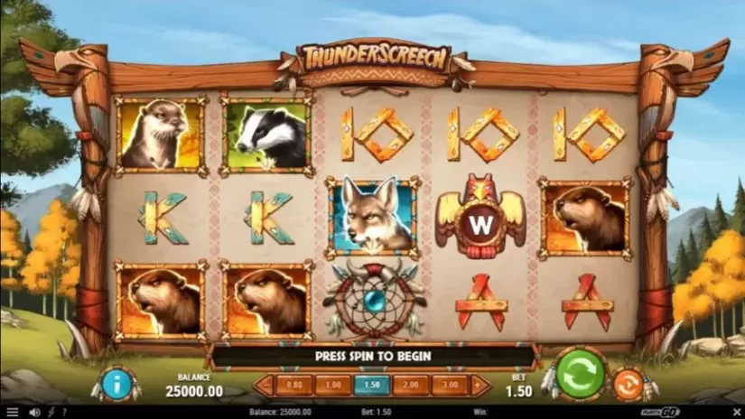 Thunder Screech slot screenshot 1
