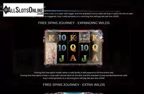 Expanding wild screen