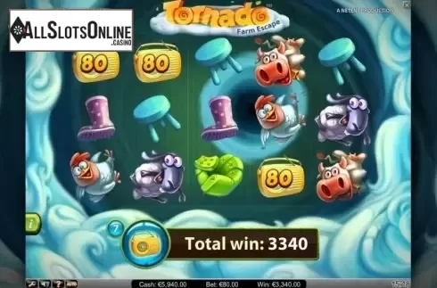 Screen6. Tornado: Farm Escape from NetEnt