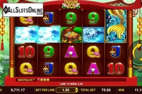 Win screen 1. Treasure Koi from Aspect Gaming