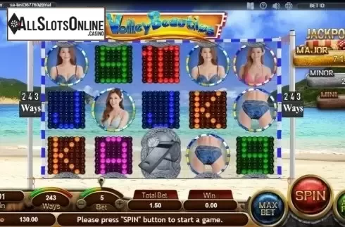Reel Screen. Volley Beauties from SimplePlay