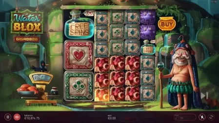 Waterblox Gigablox slot screenshot 3