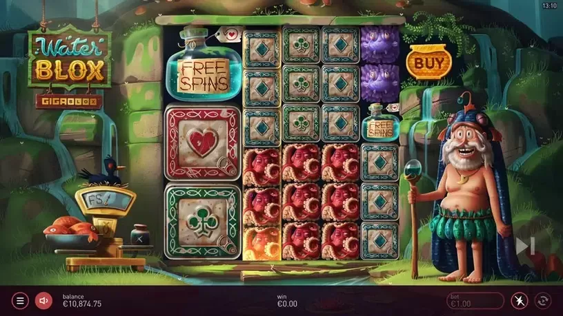 Waterblox Gigablox slot screenshot 3