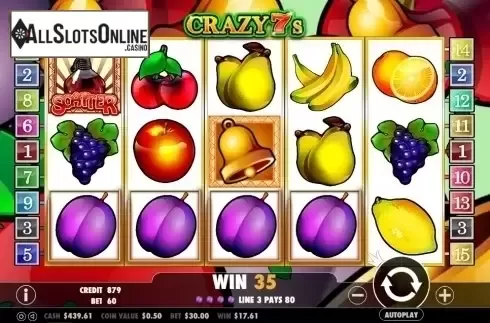 Win Screen 2. Wild Sevens from Pragmatic Play