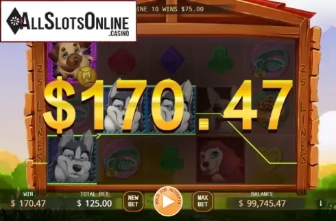 Win Screen. Won Won Rich from KA Gaming