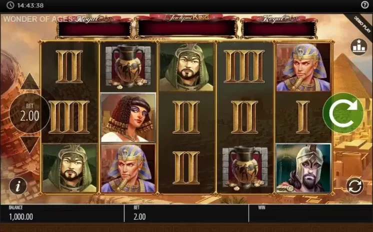 Wonder of Ages slot screenshot 1