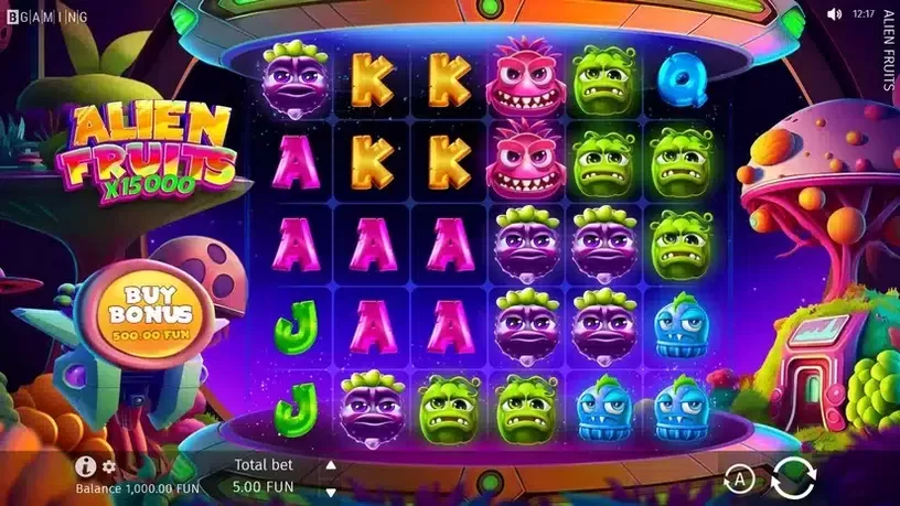 Alien Fruits slot screenshot 1