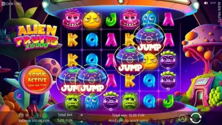 Alien Fruits slot screenshot 3