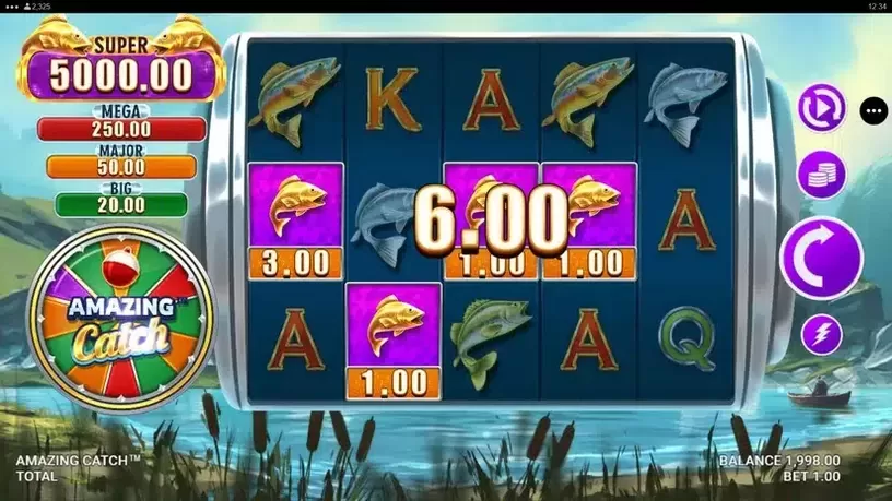 Amazing Catch slot screenshot 2