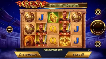 Arena Pin Win slot screenshot 1